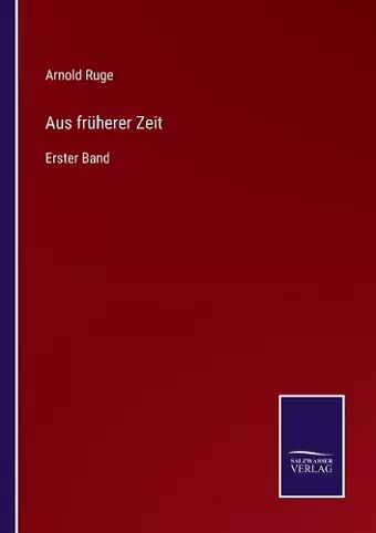 Aus früherer Zeit cover