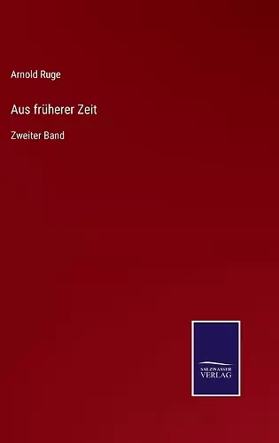 Aus früherer Zeit cover