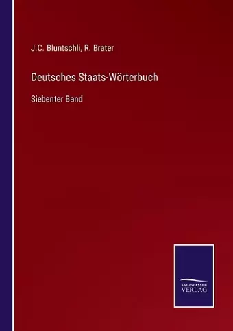 Deutsches Staats-Wörterbuch cover