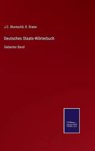 Deutsches Staats-Wörterbuch cover