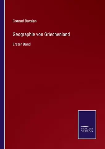 Geographie von Griechenland cover