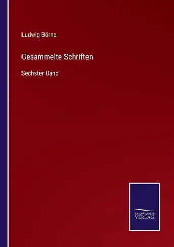 Gesammelte Schriften cover