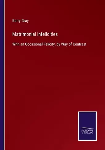 Matrimonial Infelicities cover