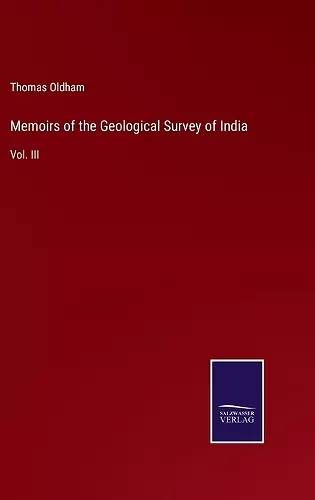 Memoirs of the Geological Survey of India cover