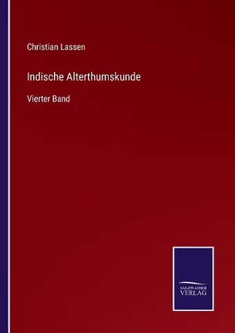 Indische Alterthumskunde cover