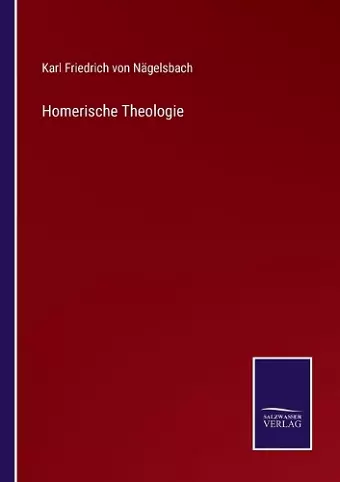 Homerische Theologie cover