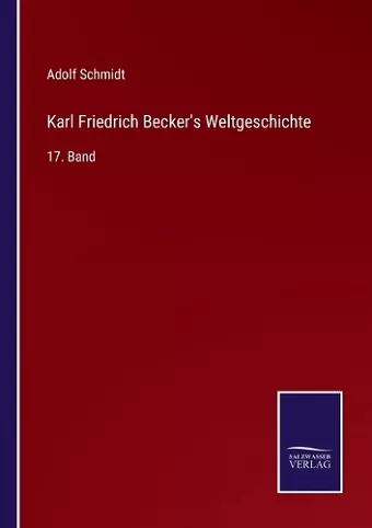 Karl Friedrich Becker's Weltgeschichte cover