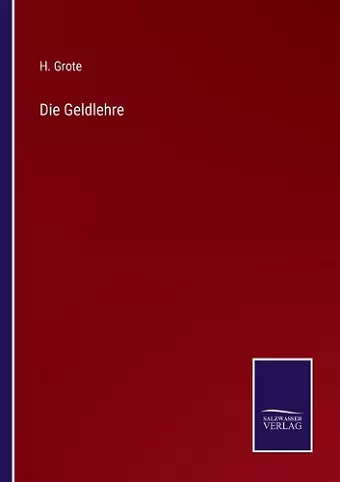 Die Geldlehre cover