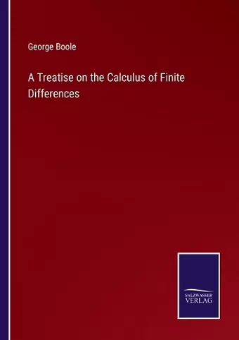 A Treatise on the Calculus of Finite Differences cover