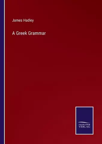 A Greek Grammar cover