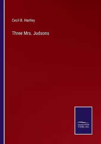 Three Mrs. Judsons cover