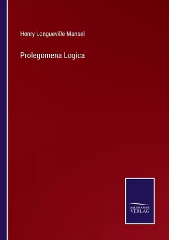 Prolegomena Logica cover