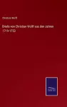 Briefe von Christian Wolff aus den Jahren 1719-1753 cover