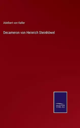 Decameron von Heinrich Steinhöwel cover