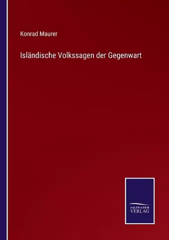 Isländische Volkssagen der Gegenwart cover