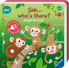 Ravensburger Play+ Infant & Toddler - Shhh…Who's there? Jungle Animals My First Seek and Find Sound Book cover