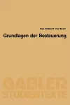 Grundlagen der Besteuerung cover