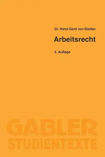 Arbeitsrecht cover