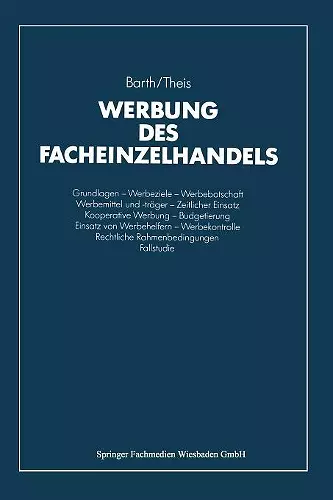 Werbung des Facheinzelhandels cover