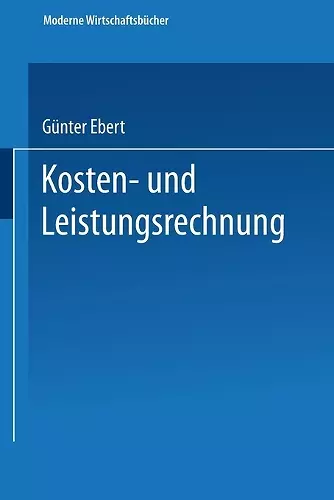 Kosten- und Leistungsrechnung cover