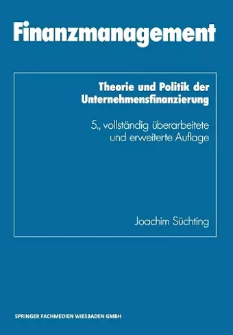 Finanzmanagement cover