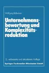 Unternehmensbewertung und Komplexitätsreduktion cover