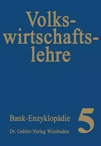 Volkswirtschaftslehre cover