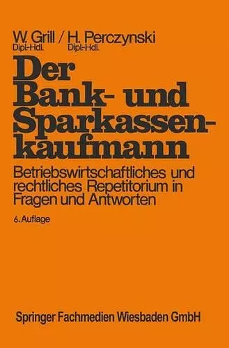 Der Bank- und Sparkassenkaufmann cover
