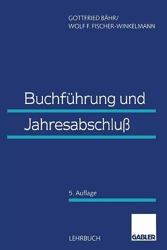 Buchführung und Jahresabschluss cover