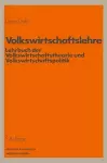 Volkswirtschaftslehre cover
