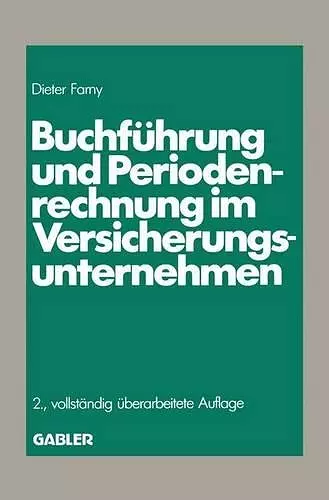 Buchführung und Periodenrechnung im Versicherungsunternehmen cover