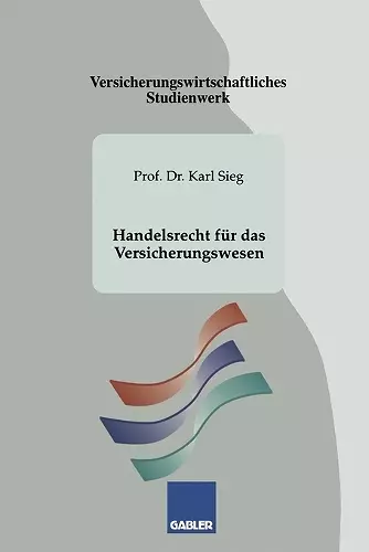 Handelsrecht für das Versicherungswesen cover