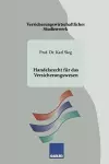 Handelsrecht für das Versicherungswesen cover