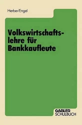 Volkswirtschaftslehre für Bankkaufleute cover