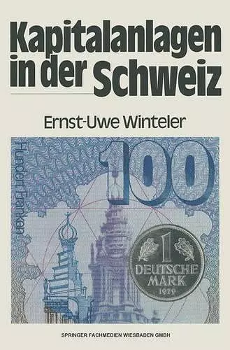 Kapitalanlagen in der Schweiz cover