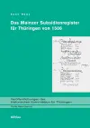 Das Mainzer Subsidienregister für Thüringen von 1506 cover