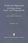 Archiv für Diplomatik, Schriftgeschichte, Siegel- und Wappenkunde 58 (2012) cover