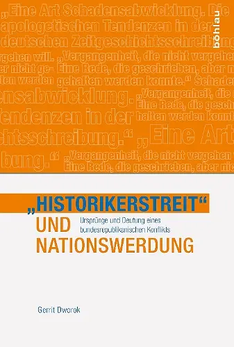 »Historikerstreit« und Nationswerdung cover
