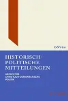 Historisch-Politische Mitteilungen cover