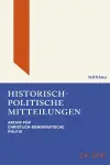 Historisch-Politische Mitteilungen cover