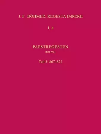 Die Regesten des Kaiserreichs unter den Karolingern 751-918 (926/962) cover