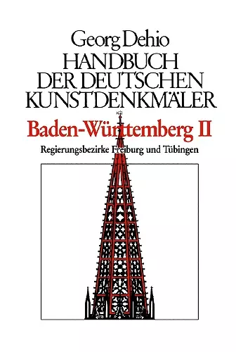 Dehio - Handbuch der deutschen Kunstdenkmäler / Baden-Württemberg Bd. 1 cover