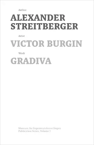 Victor Burgin cover