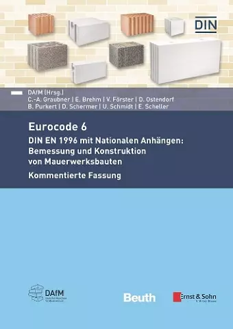 Eurocode 6 - DIN EN 1996 mit Nationalen Anhängen cover