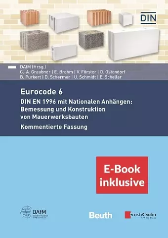 Der Eurocode 6 für Deutschland 2e - DIN EN 1996 - Kommentierte Fassung (inkl. E-Book als PDF) cover