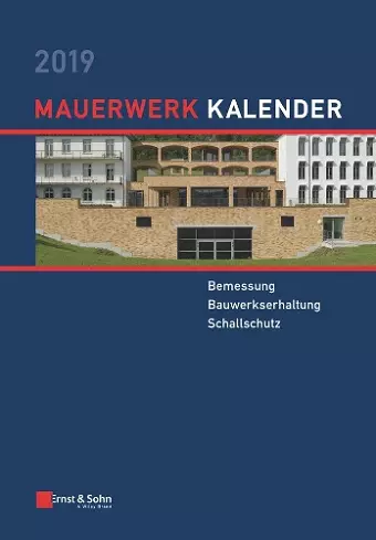 Mauerwerk Kalender 2019 cover