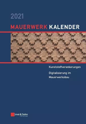 Mauerwerk-Kalender 2021 cover