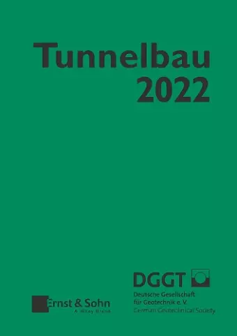 Taschenbuch für den Tunnelbau 2022 cover