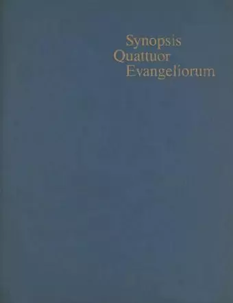 Greek Synoptic of the Four Gospels cover