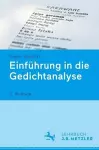 Einführung in die Gedichtanalyse cover